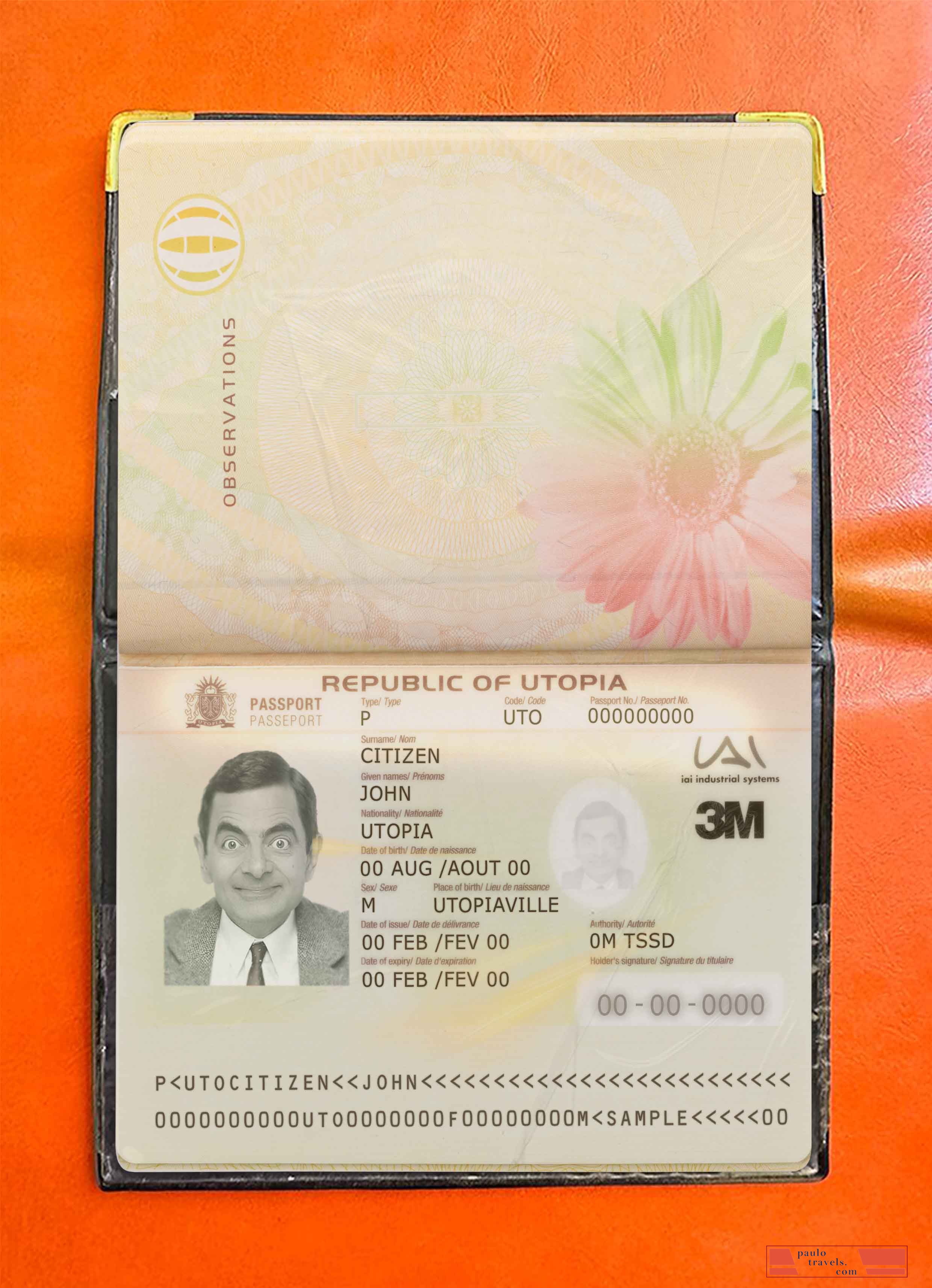 Utopia pass photo look PSD template